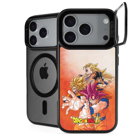 Dragon Ball Super Goku Evolution iPhone 18 Pro Kickstand Case