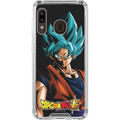 Dragon Ball Super Goku Galaxy A30 Clear Case