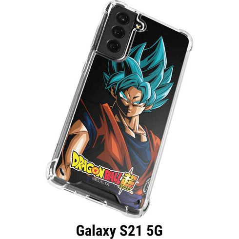 Dragon Ball Super Goku Galaxy S21 5G Clear Case