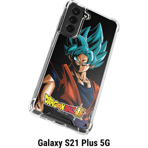 Dragon Ball Super Goku Galaxy S21 Plus 5G Clear Case