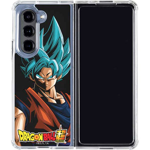Dragon Ball Super Goku Galaxy Z Fold5 5G Clear Case