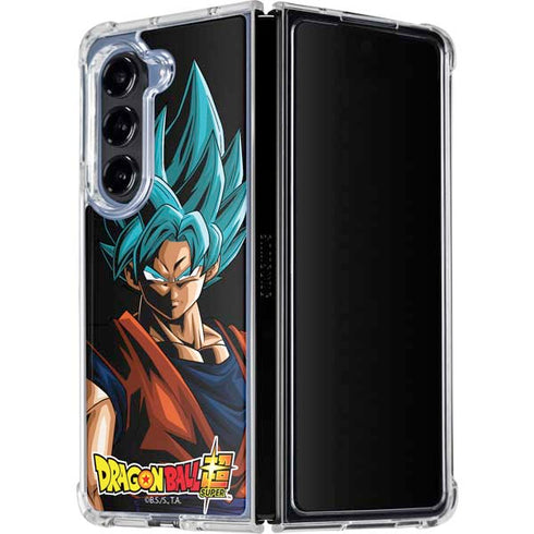 Dragon Ball Super Goku Galaxy Z Fold5 5G Clear Case