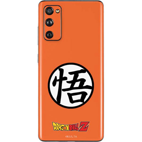 Dragon Ball Z Goku Iconic Kanji Symbol Galaxy S20 Fan Edition Skin