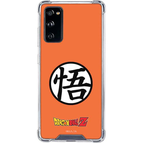 Dragon Ball Z Goku Iconic Kanji Symbol Galaxy S20 FE Clear Case