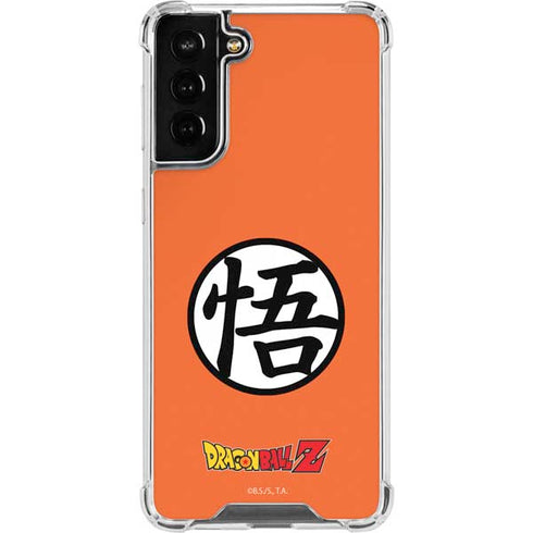 Dragon Ball Z Goku Iconic Kanji Symbol Galaxy S21 FE Clear Case