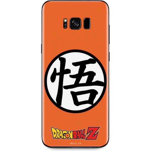 Dragon Ball Z Goku Iconic Kanji Symbol Galaxy S8 Plus Skin