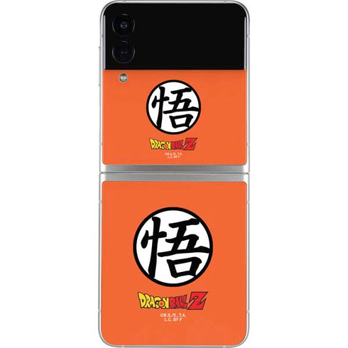 Dragon Ball Z Goku Iconic Kanji Symbol Galaxy Z Flip4 5G Skin