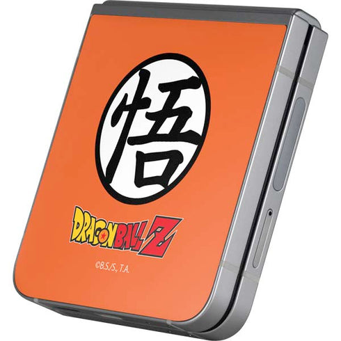 Dragon Ball Z Goku Iconic Kanji Symbol Galaxy Z Flip6 Skin