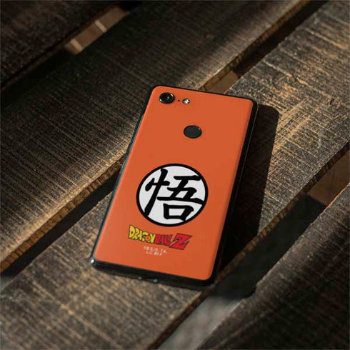 Dragon Ball Z Goku Iconic Kanji Symbol Google Pixel 3 Skin