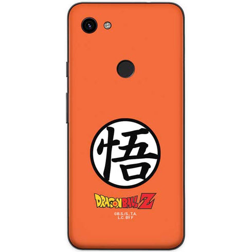Dragon Ball Z Goku Iconic Kanji Symbol Google Pixel 3a XL Skin