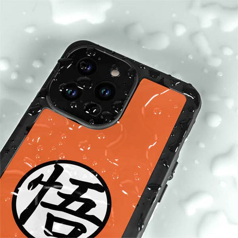 Dragon Ball Z Goku Iconic Kanji Symbol iPhone 15 Pro Waterproof Case