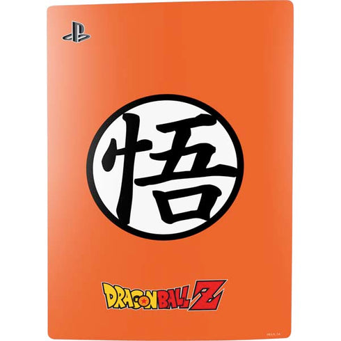 Dragon Ball Z Goku Iconic Kanji Symbol PS5 Console Skin