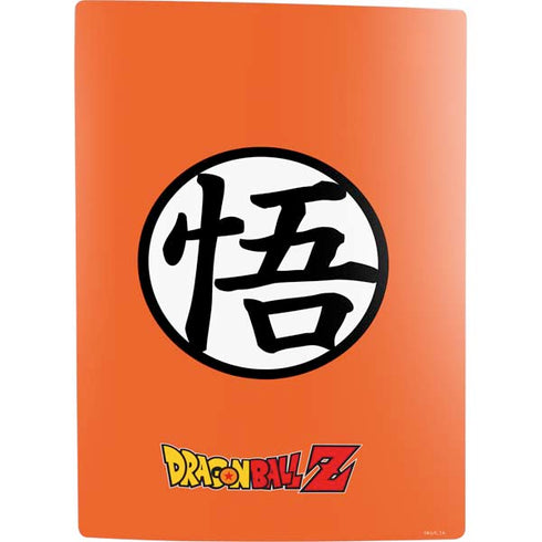 Dragon Ball Z Goku Iconic Kanji Symbol PS5 Digital Edition Console Skin