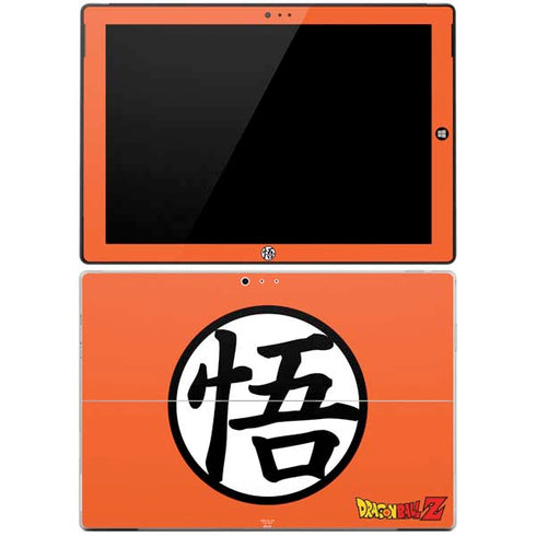 Dragon Ball Z Goku Iconic Kanji Symbol Surface Pro 3 Skin