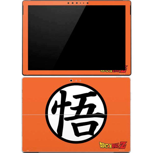 Dragon Ball Z Goku Iconic Kanji Symbol Surface Pro 4 Skin