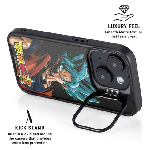 Dragon Ball Super Goku iPhone 15 Plus Kickstand Case