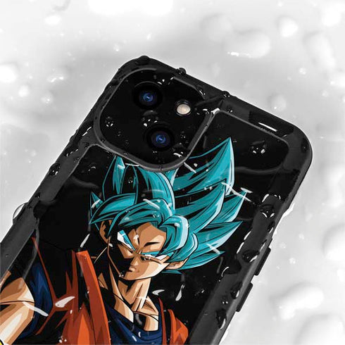 Dragon Ball Super Goku iPhone 15 Plus Waterproof Case