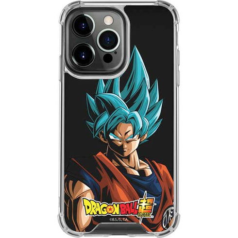 Dragon Ball Super Goku iPhone 15 Pro Clear Case