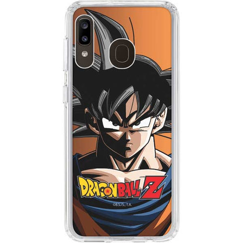 Dragon Ball Z Goku Portrait Galaxy A20 Clear Case