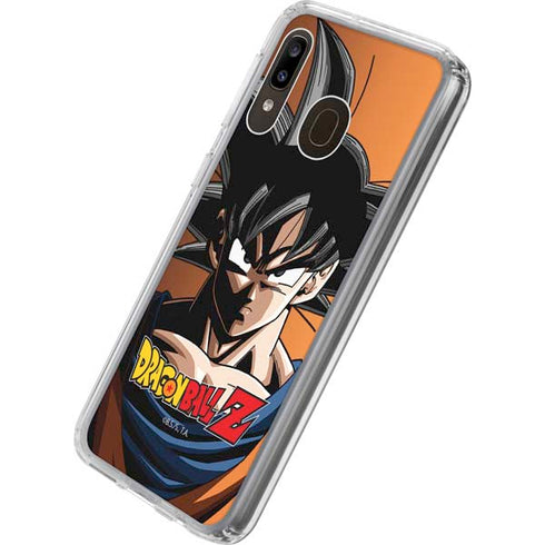Dragon Ball Z Goku Portrait Galaxy A20 Clear Case