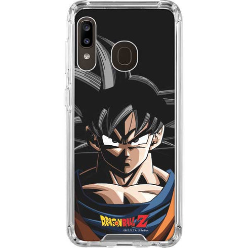 Dragon Ball Z Goku Portrait Galaxy A30 Clear Case