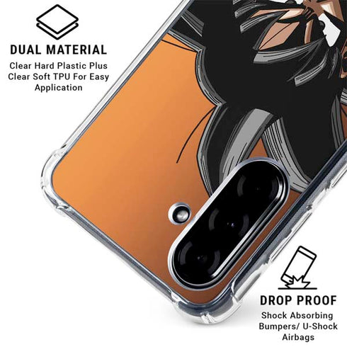 Dragon Ball Z Goku Portrait Galaxy A36 5G Clear Case