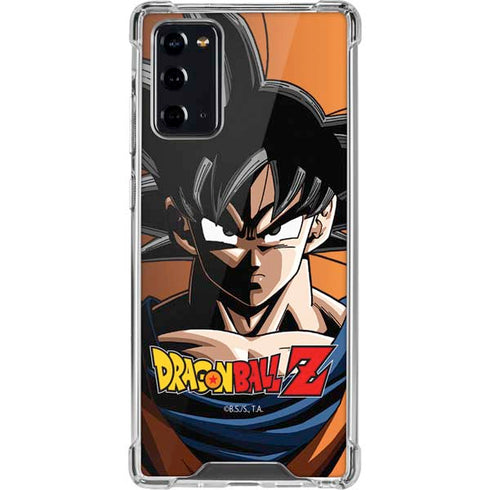 Dragon Ball Z Goku Portrait Galaxy Note20 5G Clear Case