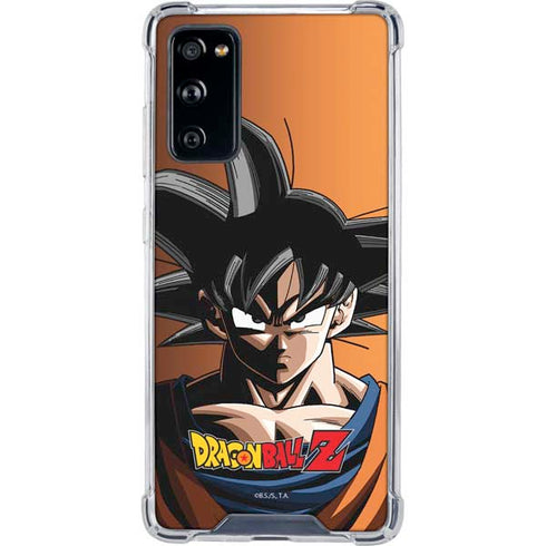 Dragon Ball Z Goku Portrait Galaxy S20 FE Clear Case