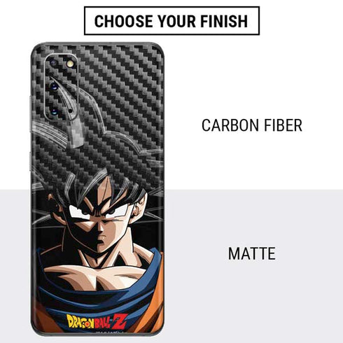 Dragon Ball Z Goku Portrait Galaxy S20 Skin