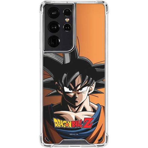 Dragon Ball Z Goku Portrait Galaxy S21 Ultra 5G Clear Case