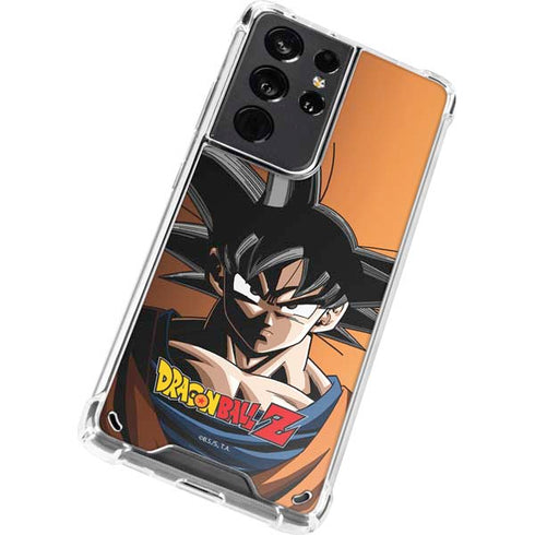 Dragon Ball Z Goku Portrait Galaxy S21 Ultra 5G Clear Case