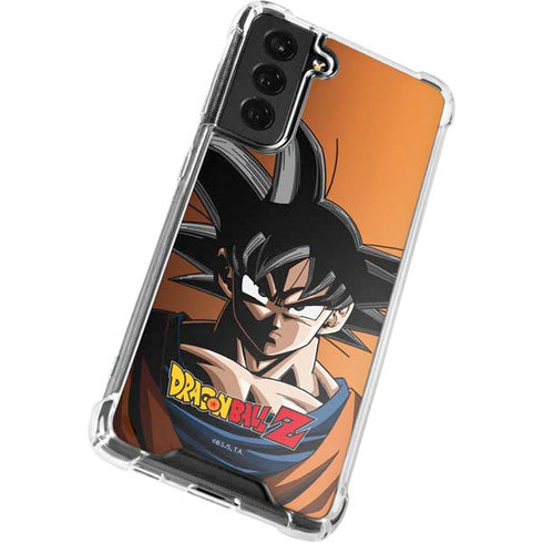 Dragon Ball Z Goku Portrait Galaxy S22 Clear Case