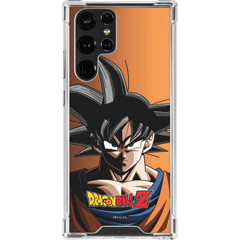 Dragon Ball Z Goku Portrait Galaxy S22 Ultra Clear Case