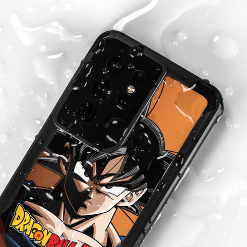 Dragon Ball Z Goku Portrait Galaxy S24 Ultra Waterproof Case
