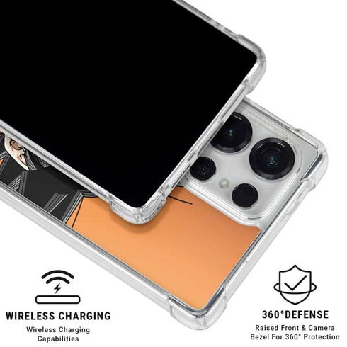 Dragon Ball Z Goku Portrait Galaxy S25 Ultra Clear Case