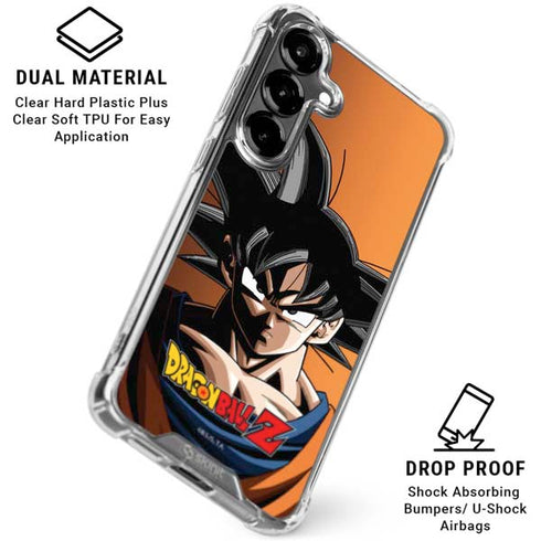 Dragon Ball Z Goku Portrait Galaxy S26 Clear Case
