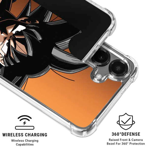 Dragon Ball Z Goku Portrait Galaxy S26 Plus Clear Case