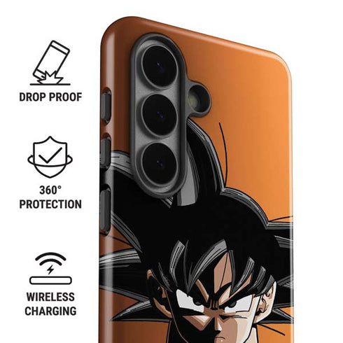 Dragon Ball Z Goku Portrait Galaxy S26 Plus Impact Case