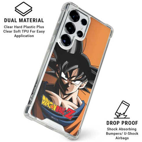 Dragon Ball Z Goku Portrait Galaxy S26 Ultra Clear Case
