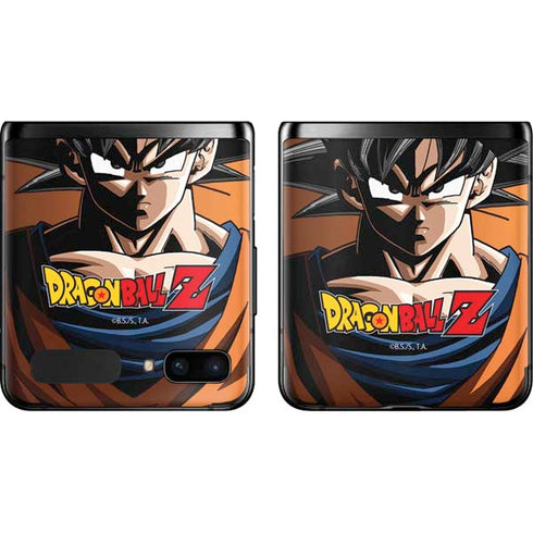 Dragon Ball Z Goku Portrait Galaxy Z Flip Skin