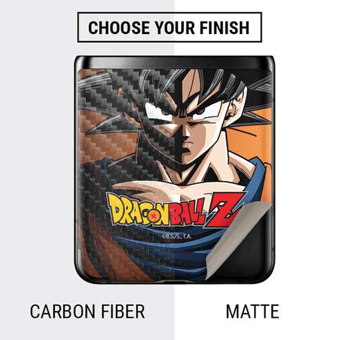 Dragon Ball Z Goku Portrait Galaxy Z Flip Skin