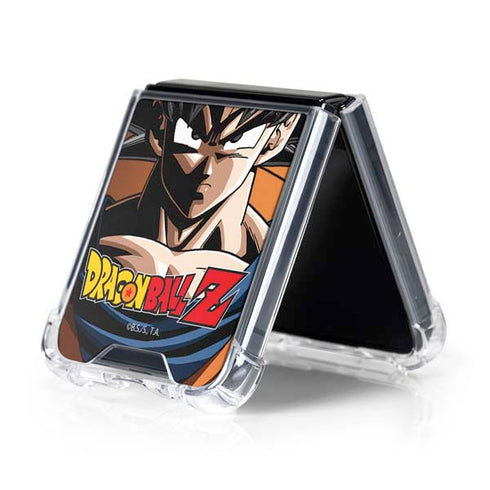 Dragon Ball Z Goku Portrait Galaxy Z Flip5 5G Clear Case