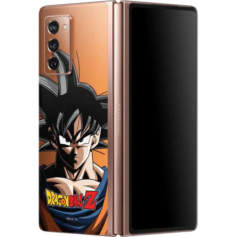 Dragon Ball Z Goku Portrait Galaxy Z Fold2 5G Skin
