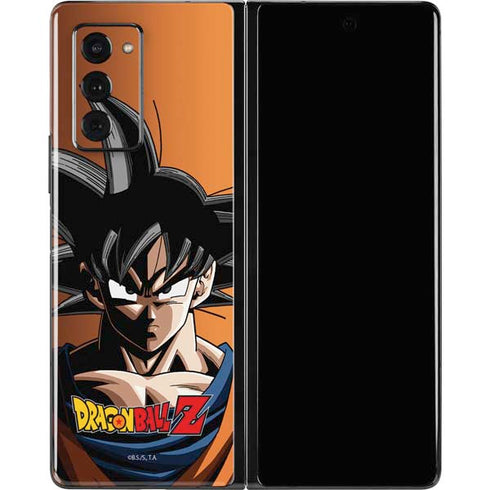 Dragon Ball Z Goku Portrait Galaxy Z Fold2 5G Skin