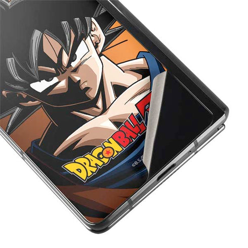 Dragon Ball Z Goku Portrait Galaxy Z Fold2 5G Skin