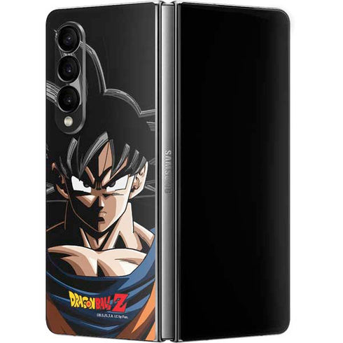 Dragon Ball Z Goku Portrait Galaxy Z Fold4 5G Skin