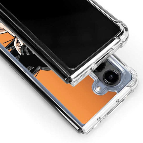 Dragon Ball Z Goku Portrait Galaxy Z Fold5 5G Clear Case