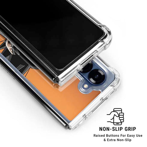 Dragon Ball Z Goku Portrait Galaxy Z Fold7 Clear Case