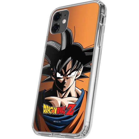 Dragon Ball Z Goku Portrait iPhone 11 Clear Case