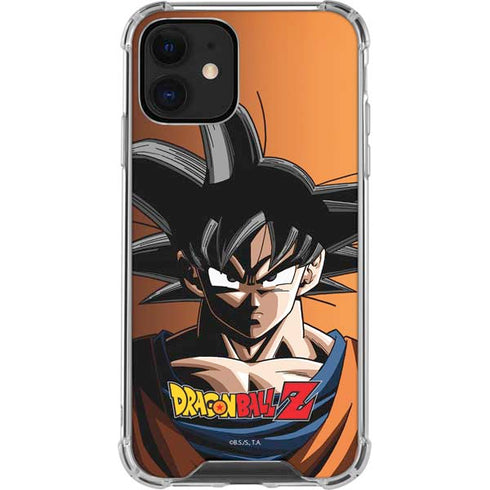 Dragon Ball Z Goku Portrait iPhone 12 Mini Clear Case